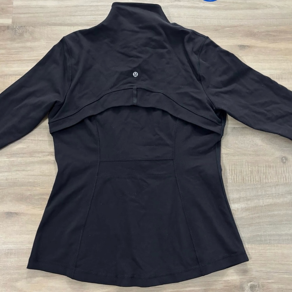 Lululemon Define Jacket Black Size 2 Full Zip Logo 💎EUC Retails $128 - Picture 8 of 10